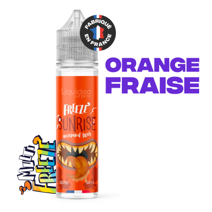 E-liquide Freeze Sunrise Orange Fraise 50ml