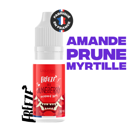 E-Liquide Freeze JUNEBERRY Amande Prune Myrtille 50ml